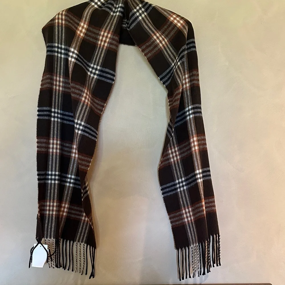 Cashmere Ivy League Preppy Maddress Unisex Scarf.NWT . Dark Academia